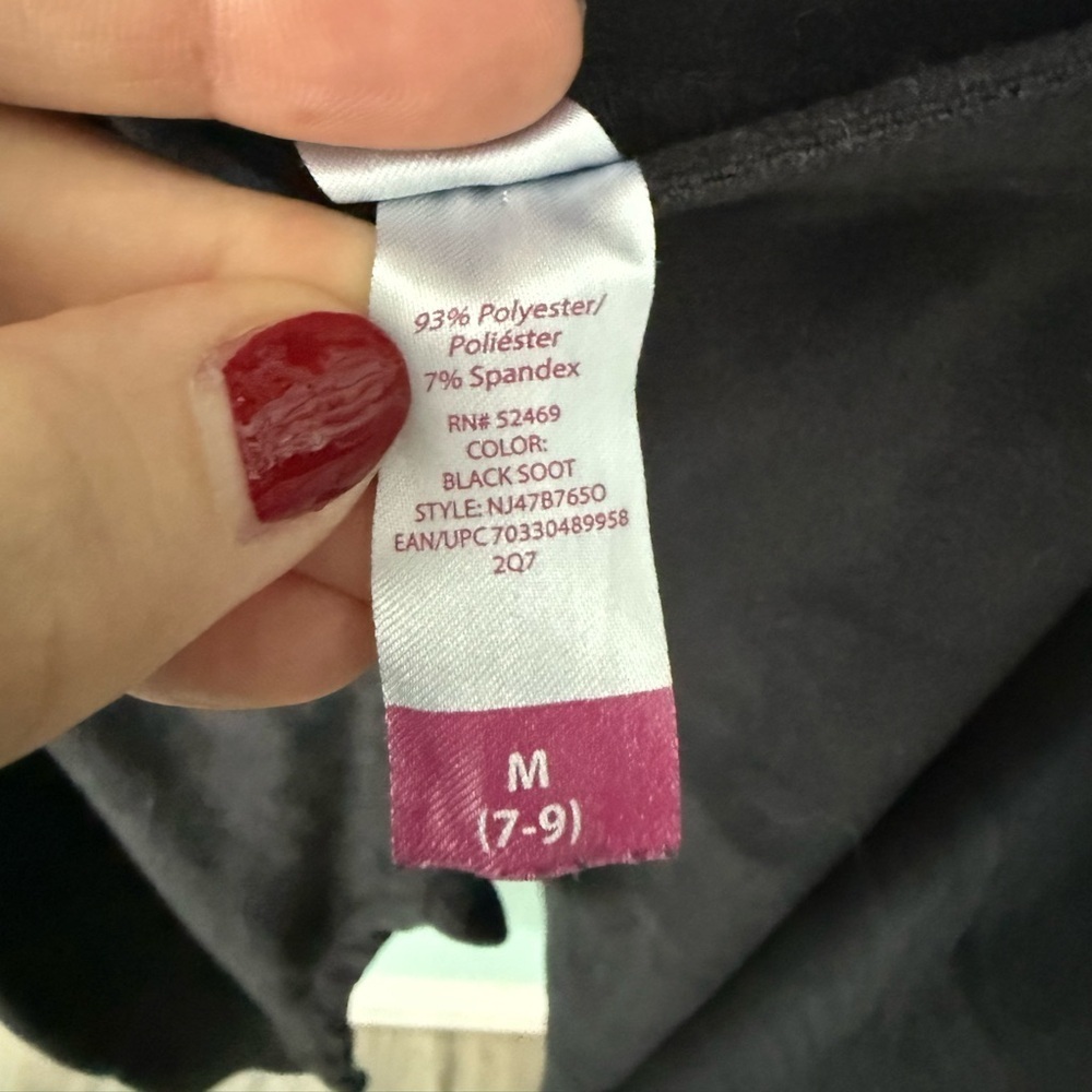 No Boundaries Soft Leggings Woman’s M Poly/Spandex  Black - Picture 3 of 4